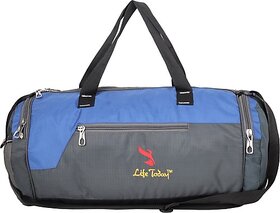 Life Today 40 L Hand Duffel Bag - Gym Bags for Men and Women | Shoulder bags for Outdoor Yoga and Training - Black - Regular Capacity