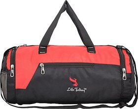 Life Today 27 L Gym Duffel Bag - Gym Bags for Men and Women | Shoulder bags for Outdoor Yoga and Training - Red