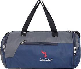 Life Today 40 L Hand Duffel Bag - Gym Bags for Men and Women | Shoulder bags for Outdoor Yoga and Training - Grey - Regular Capacity