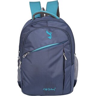 Life Today Large 33 L Laptop Backpack Laptop Bags for Men College School Students Bag Pack for Men Women Gifts (Blue)
