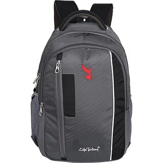 Life Today Large 33 L Laptop Backpack Laptop Backpack for Men and Women | Boys and Girls (Grey)