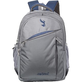 Life Today Large 33 L Laptop Backpack Laptop Bags for Men College School Students Bag Pack for Men Women Gifts (Grey)