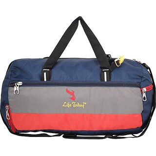 Life Today 40 L Hand Duffel Bag - Gym Bag for Men and Women | Boys and Girls | Sports Duffel Bags - Blue - Regular Capacity