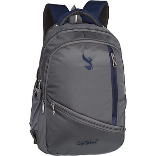 Life Today Large 33 L Laptop Backpack Laptop Bags For Men and Women | Waterproof Backpack | Travel Backpack (Grey)
