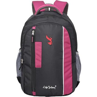 Life Today Large 33 L Laptop Backpack Laptop Backpack for Men and Women | Boys and Girls (Black)
