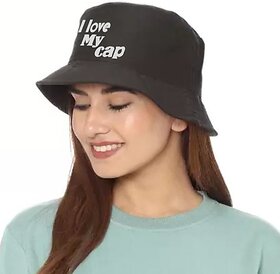 EAGLEBUZZ sun care BUCKET CAP (Black, Pack of 1)