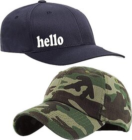 EAGLEBUZZ Printed Sports/Regular Cap (Pack of 2)