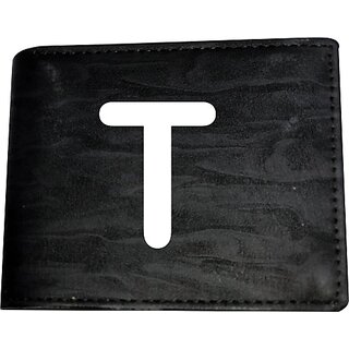 EAGLEBUZZ Men  and  Women Casual Black Artificial Leather Wallet (9 Card Slots)