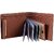 EAGLEBUZZ Men Tan Genuine Leather Wallet - Mini (9 Card Slots)