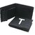 EAGLEBUZZ Men  and  Women Casual Black Artificial Leather Wallet (9 Card Slots)