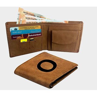 EAGLEBUZZ Men  and  Women Casual Khaki Artificial Leather Wallet (9 Card Slots)