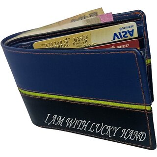 EAGLEBUZZ Men  and  Women Formal Multicolor Artificial Leather Wallet (9 Card Slots)