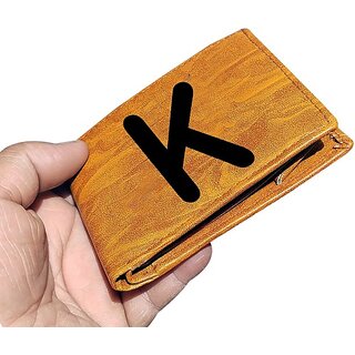 EAGLEBUZZ Men  and  Women Casual Tan Artificial Leather Wallet (9 Card Slots)