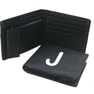 EAGLEBUZZ Men  and  Women Casual Black Artificial Leather Wallet (9 Card Slots)