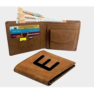 EAGLEBUZZ Men  and  Women Casual Khaki Artificial Leather Wallet (9 Card Slots)