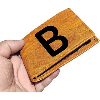 EAGLEBUZZ Men  and  Women Casual Tan Artificial Leather Wallet (9 Card Slots)