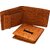 EAGLEBUZZ Men  and  Women Casual Tan Artificial Leather Wallet (9 Card Slots)