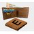 EAGLEBUZZ Men  and  Women Casual Khaki Artificial Leather Wallet (9 Card Slots)