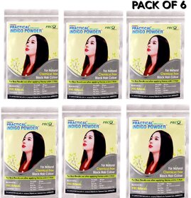 PRACTICAL INDIGO POWDER 50gms Pack Of 6