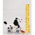 Virgo Toys Pull Along Buddy Dog - Black  White, For Kids Encourages Walking  For Age 18 Month  Above
