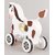 Virgo Toys Pull Along Buddy Horse - White, For Kids Encourages Walking  For Age 18 Month  Above