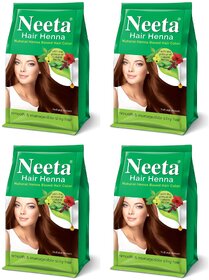 Neeta Natural Henna Based Hair Color 125 gm (Pack of 4) (1000 g)