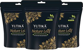 Yutika Professional Nature Leaf Henna Based Hair Color Natural Black With Henna Herbs , Black