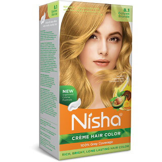 Nisha quality permanent Fashion Highlights , Golden Blonde