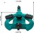 Be Sure 360 Degree Rotating 3 Arms Adjustable Water Sprinkler for Garden 1 L Hose-end Sprayer  (Pack of 1)