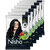 Nisha Henna Based Hair Color 25 gm (Pack OF 6 Pouch) , Natural Black , Natural Black