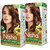 Nisha Superior Quality with Rich, Bright, Long Lasting Shine Hair Color NO AMMONIA Cream FORMULA NATURAL BROWN (Pack of 2) , Natural Brown