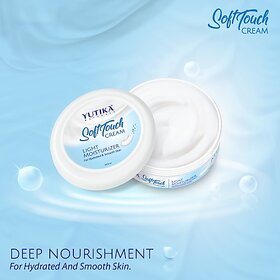 Yutika Naturals Soft Touch Light Moisturizer for Face, Hand & Body, White (200 ml)