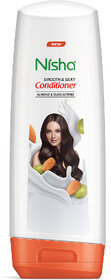 Nisha Smooth & Silky Conditioner, 180 ML White (180 ml)