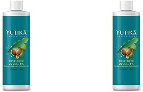 Yutika Professional Hair Developer 20 Volume (6%) , White , White Pack Of 2 , White