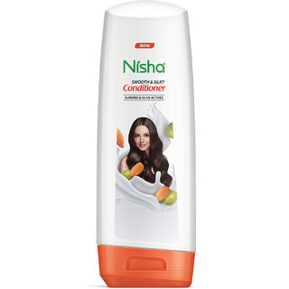 Nisha Smooth & Silky Conditioner, 180 ML White (180 ml)