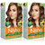 Nisha cream permanent hair color superior quality no ammonia cream formula permanent Fashion Highlights and rich bright long-lasting colour Golden Brown (pack of 2) , GOLDEN BROWN 4.3