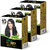 Nisha Quick Hair Color Henna Based Herbal Protection & No Ammonia 100% Grey Coverage Permanent Root Touch Up & Full Hair Color, Pack of 3 (Natural Black) (60)