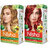 Nisha Pack Honey Blonde & Flame Red (60gm + 90ml + 18ml Conditioner) , 7.3 Honey Blonde + Flame Red