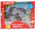 Virgo Toys Pull Along Buddy Elephant - Grey and Horse - White, For Kids For Age 18 Month and Above
