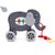 Virgo Toys Pull Along Buddy Elephant - Grey and Horse - White, For Kids For Age 18 Month and Above