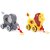 Virgo Toys Pull Along Buddy Elephant - Grey and Lion - Yellow, For Kids For Age 18 Month and Above