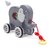 Virgo Toys Pull Along Buddy Elephant - Grey and Turtle - Green, For Kids For Age 18 Month and Above