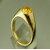 5.25 carat Yellow Sapphire/Pukhraj Ring Natural  Certified stone Gold Plated Ring for Unisex