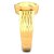6.25 ratti Original Natural Stone Yellow Sapphire/Pukhraj Gold Plated Ring For Men Women