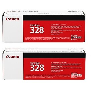 Canon 328 / 2-pack Black Original LaserJet Toner Cartridges for Canon MF4450 , MF4412 , MF4570, MF4550, MF4420,MF4720.