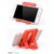 UnV Pack of 2 Plastic Tabletop Adjustable All Smart Phone Holder Stand