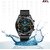 AXL Rider Smart Watch 1.28 Display with Bluetooth Calling Function  Rotatable Dial, IP67 Waterproof- Jet Black