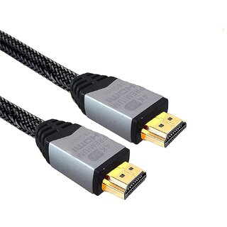 MEPL High Speed HDMI To HDMI Cable Nylon braiding, Heavy Metal, Gold Plating, Copper HDMI Cable (Compatible with 4k UHDT