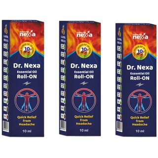 Dr. Nexa Roll On All in One ( Lower Back Pain  Body Pain) - (Pack of 3) ( Each 10ml )