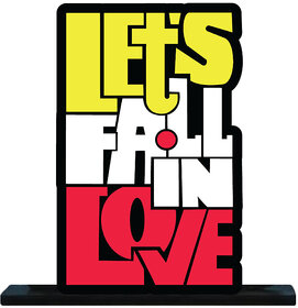 Homeberry Let'S Fall In Love - Table Decorative Miniature